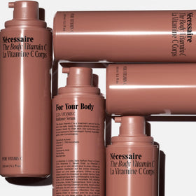Nécessaire serum texture on skin close-up showing fast absorption benefit