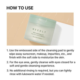 NEEDLY pad staged in bathroom routine for gentle barrier care