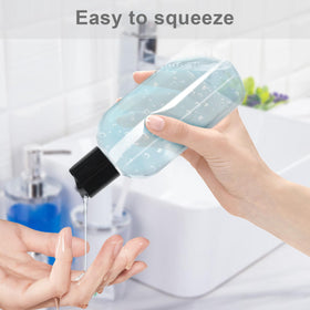 Neendohome bottle next to hand showing 8oz capacity scale