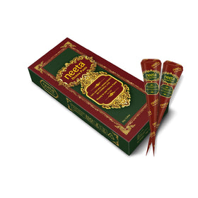 Neeta front packaging showing four cones and clear product benefit