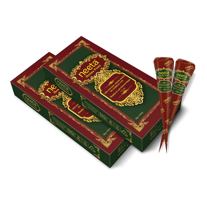Neeta front packaging showing eight cones and clear product benefit