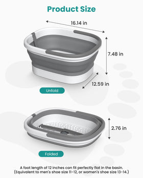 Nekteck foot spa basin in bathroom lifestyle setting for comfort