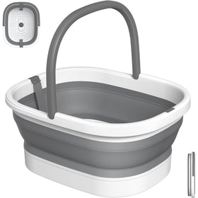 Nekteck folded tub flat for compact storage, saves space