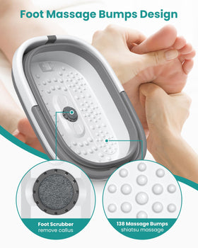 Nekteck built-in pumice stone detail for gentle exfoliation