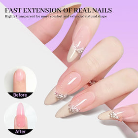 Nelrona French tip silicone stickers arranged to speed French manicures