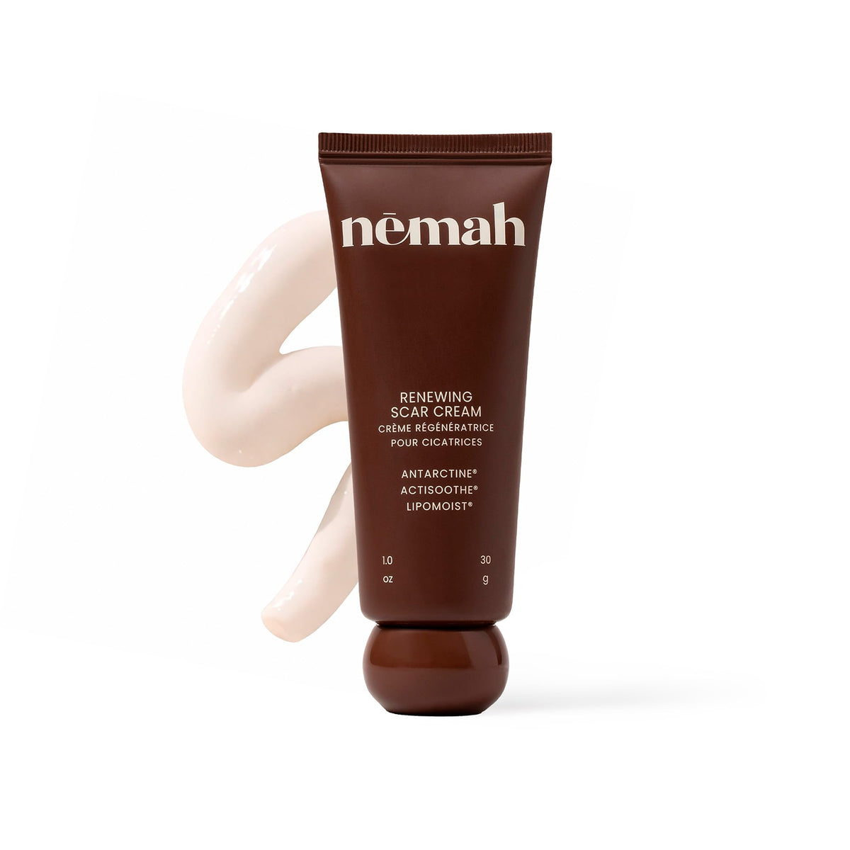 Nemah front packaging 1 oz tube showing product and benefits