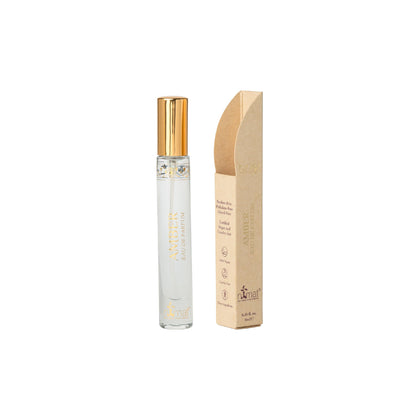 Nemat International amber front bottle showing compact travel convenience
