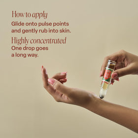 Nemat application on wrist showing targeted pulse-point scent release