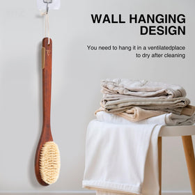 NENO CICI brush staged in shower setting showing eco-friendly routine benefit