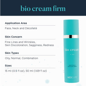 NEOCUTIS cream on hand being spread for visible smoothing benefit