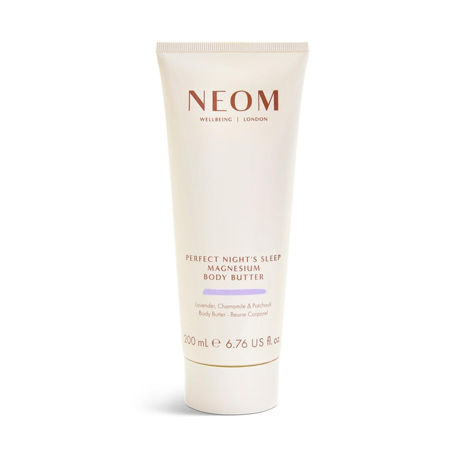 Neom front jar image showing Magnesium Body Butter for calming sleep
