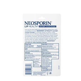 Neosporin in travel pouch ready for on-the-go lip protection and renewal