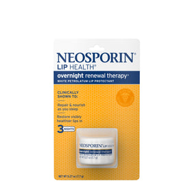 Neosporin overnight tub front view showing protective packaging and brand