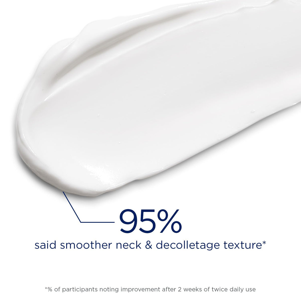 NEOSTRATA applied to décolletage showing lifted and smoother appearance