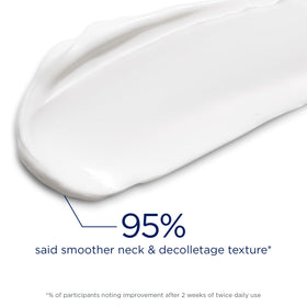 NEOSTRATA applied to décolletage showing lifted and smoother appearance