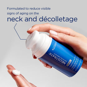 NEOSTRATA 80 g tube with size comparison demonstrating value and quantity