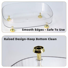 neotidy tray detail of smooth edges for safe handling and easy cleaning
