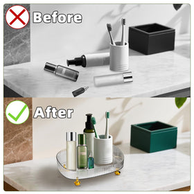 neotidy tray holding jewelry and lipstick keeping accessories neat