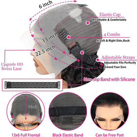 Nervoss wig cap interior with adjustable straps and combs for secure fit