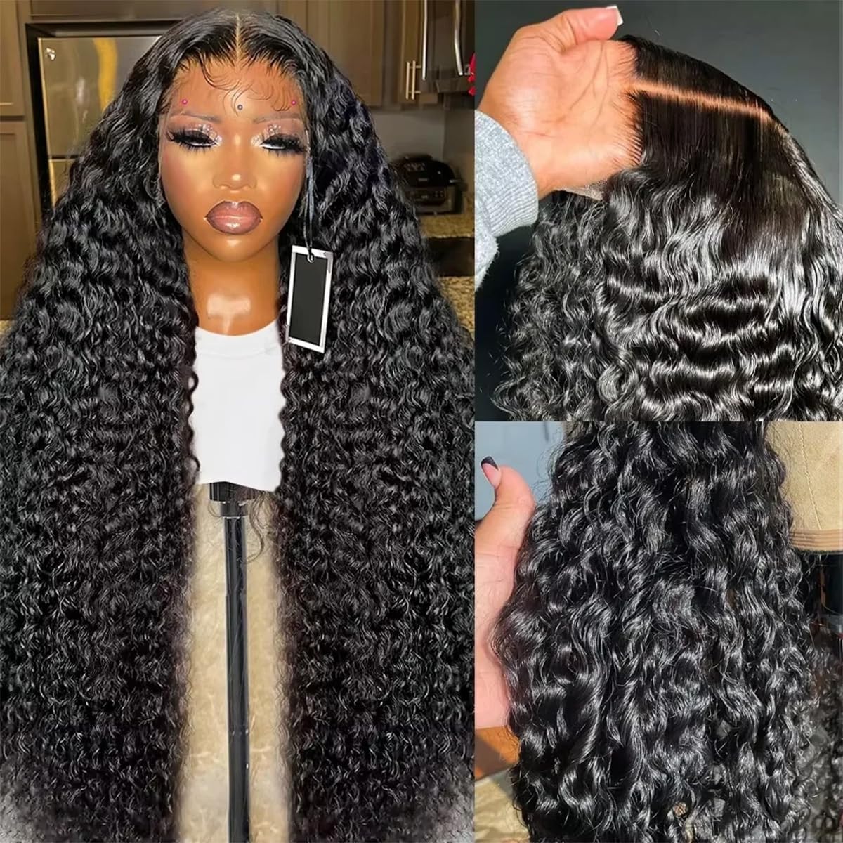 Nervoss textured deep waves showing natural shine and bouncy movement