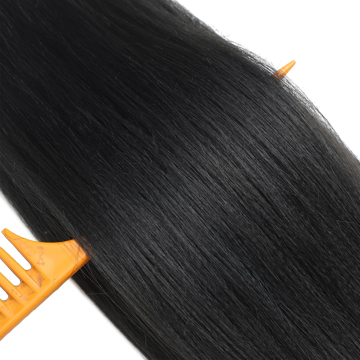 Nescorner hair being installed with crochet needle for quick styling