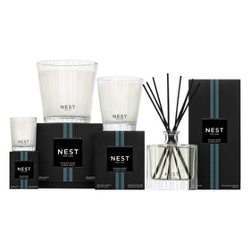 NEST New York soap styled in bathroom showcasing fragrance-enhancing decor benefit