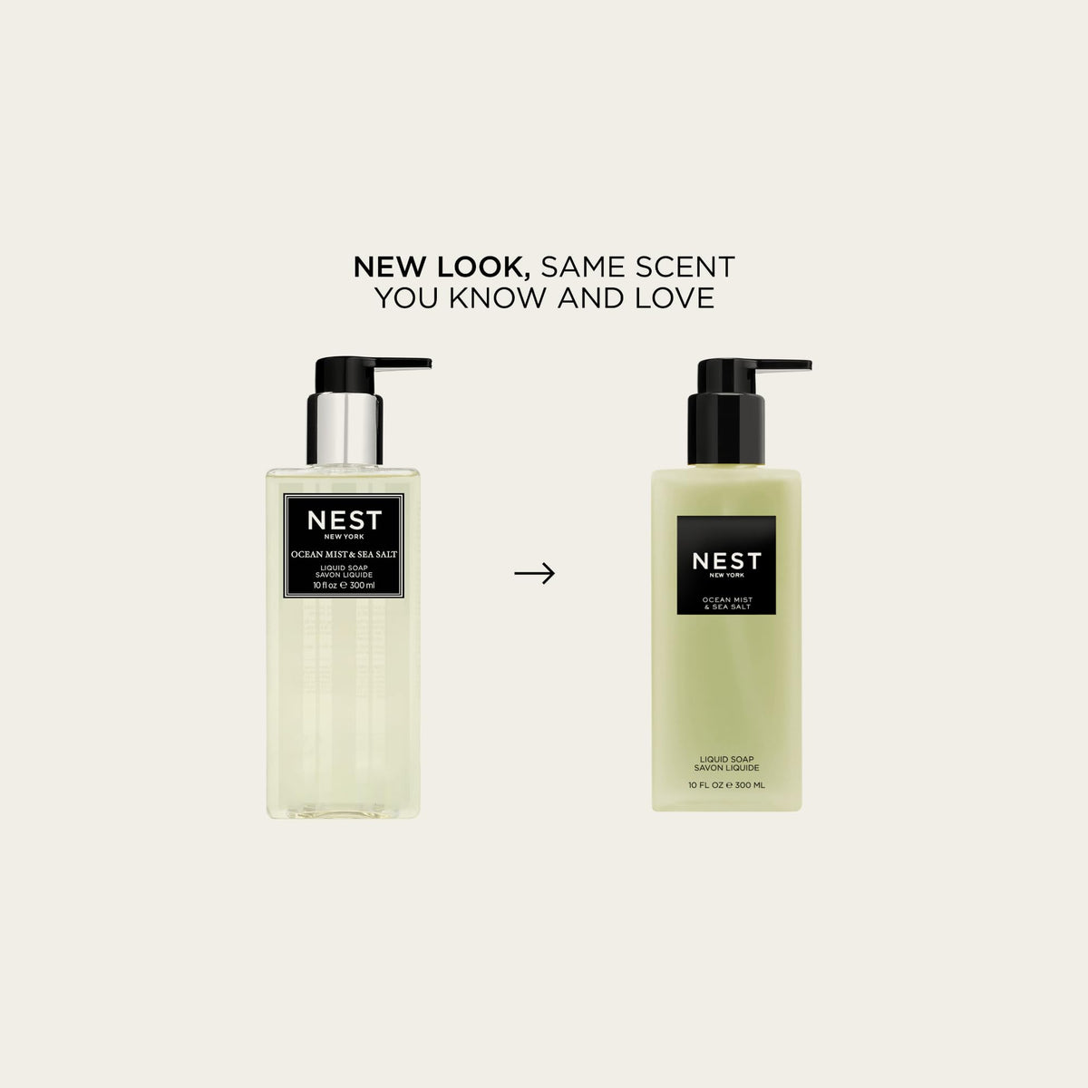 NEST New York label close-up showing ingredients and transparency benefit