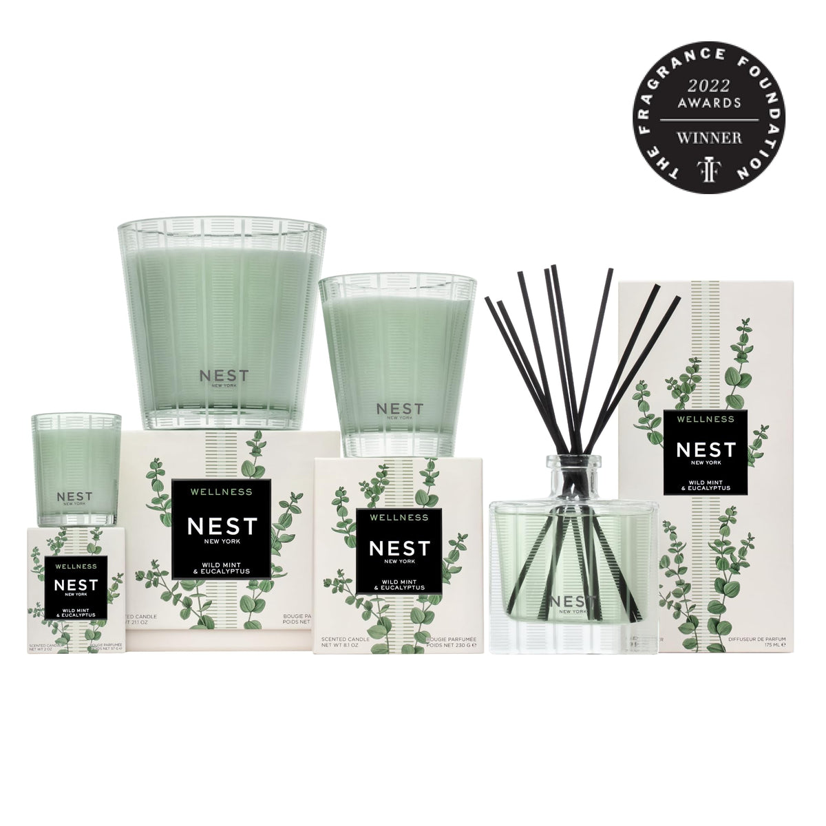 NEST New York styled in bathroom display creating a spa-like atmosphere