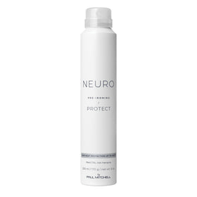 Neuro by Paul Mitchell front packaging showing sleek can, glossy finish benefit