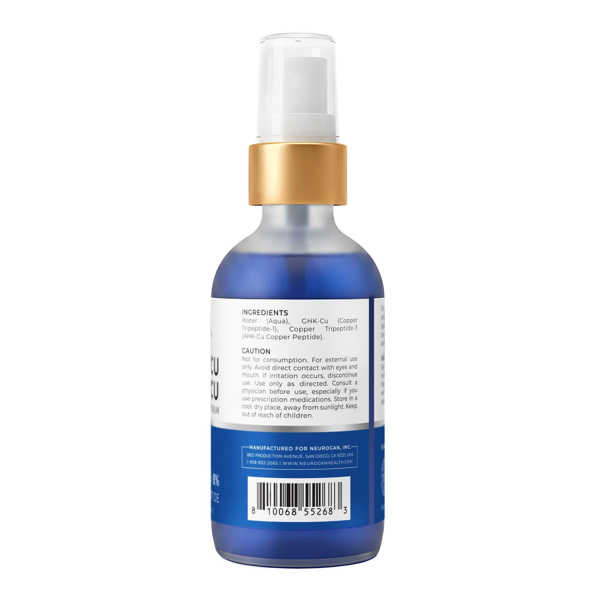 Neurogan fine-mist spray delivering even coverage, easy targeted application benefit