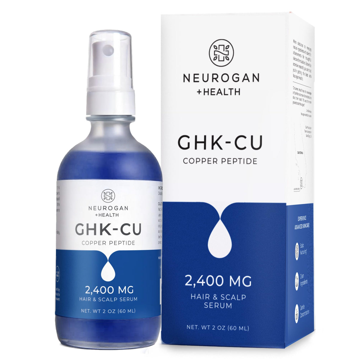 Neurogan front bottle showing product label and compact design for clean routine