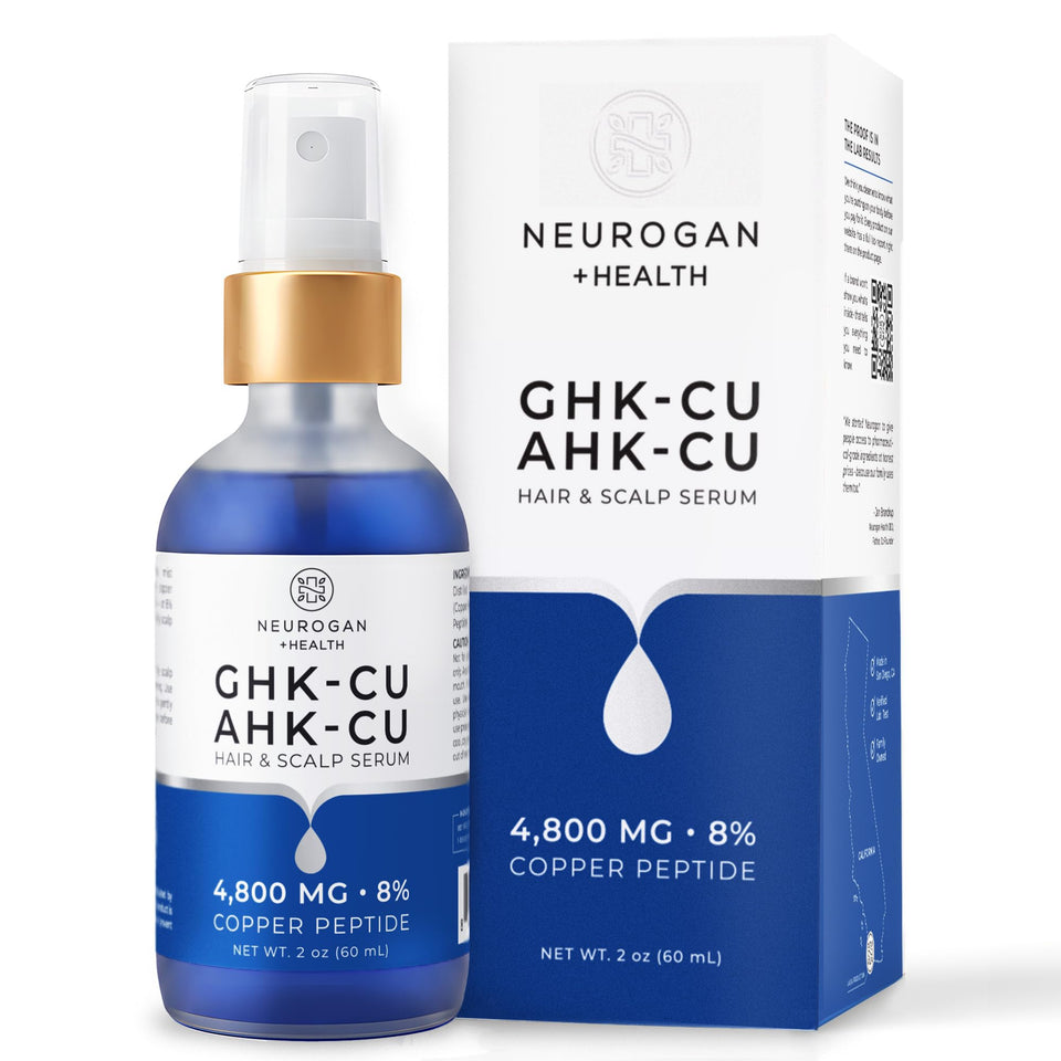 Neurogan front packaging showing bottle and label, clear product presentation benefit