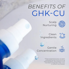 Neurogan ingredient label close-up highlighting distilled water and GHK-Cu transparency