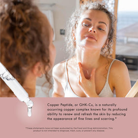 Neurogan serum applied to face prepping skin for moisturizer