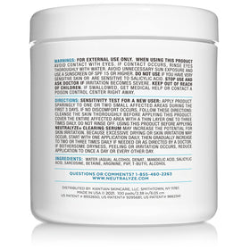 Neutralyze close-up of pad texture highlighting dual-texture exfoliation