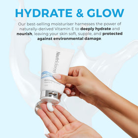 NEUTRIDERM used on sun-kissed skin illustrating after-sun soothing benefit