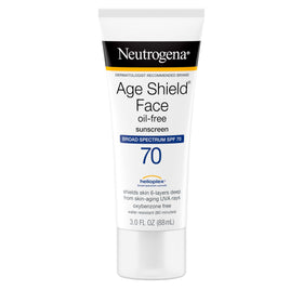 Neutrogena age shield front packaging showing SPF 70 protection benefit