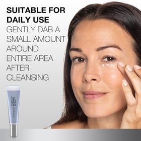 Neutrogena application demonstration tapping under-eye for gentle absorption
