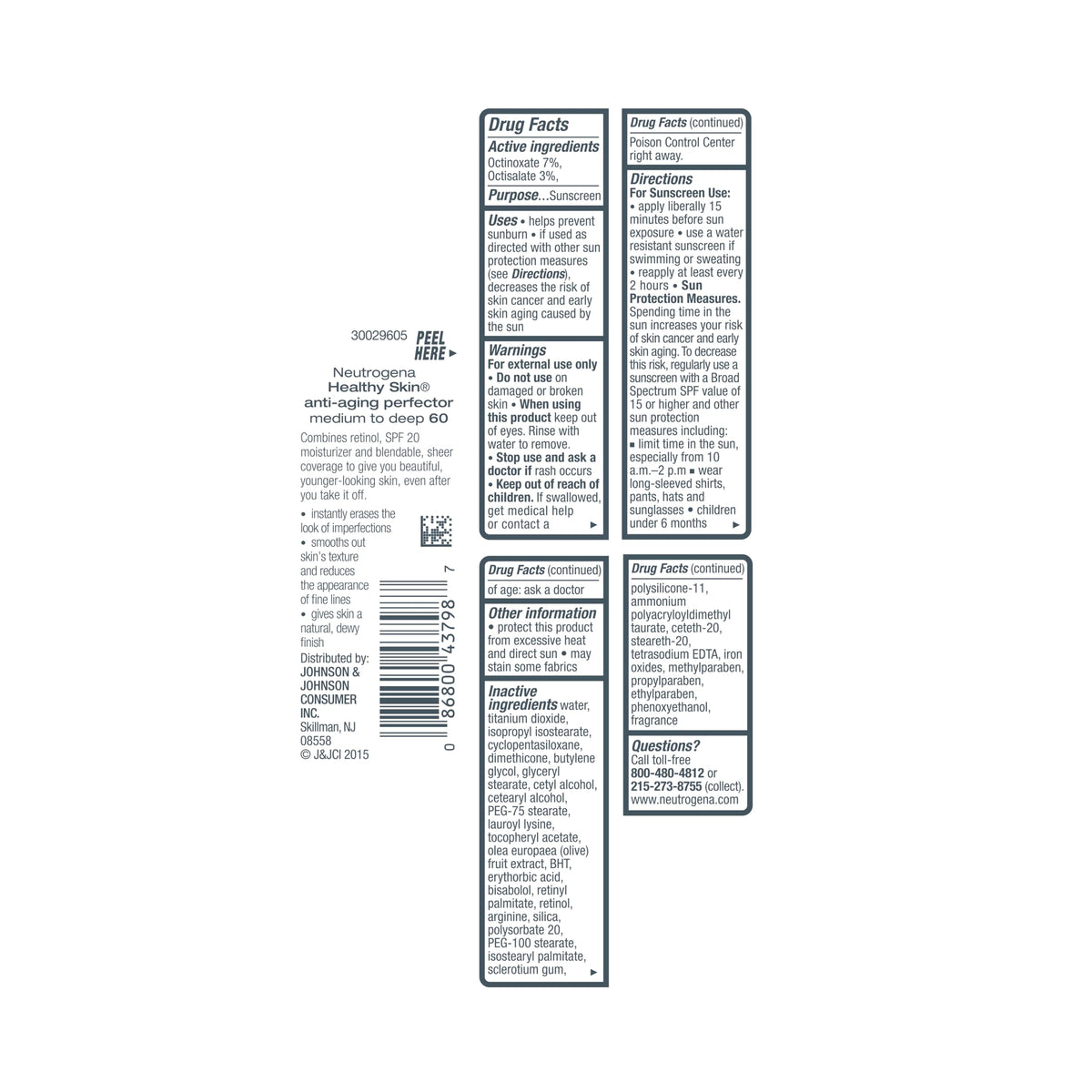 Neutrogena application with fingers spreading moisturizer for quick everyday coverage