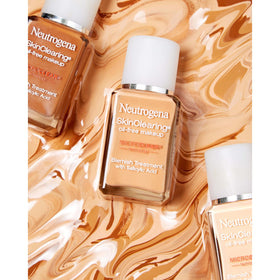 Neutrogena swatch on hand demonstrating coverage and even tone benefit