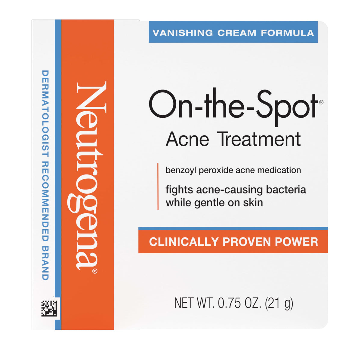 Neutrogena being applied to a cheek demonstrating targeted control