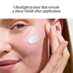Neutrogena application on cheek demonstrating easy blendability and invisible coverage