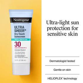 Neutrogena application on face demonstrating lightweight feel and matte finish