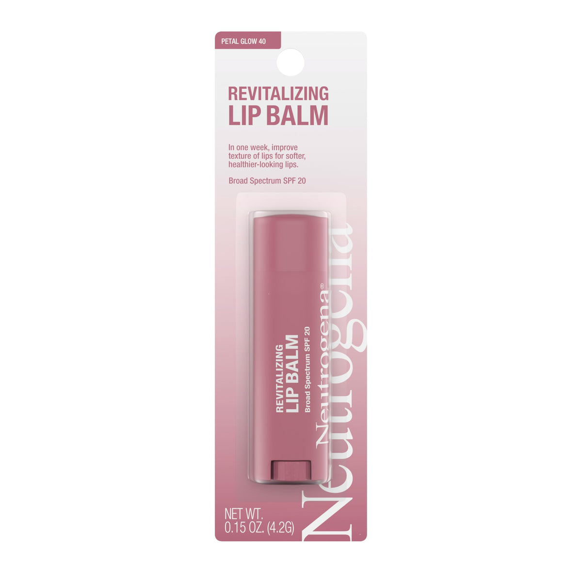 Neutrogena application on lips close-up showing subtle tint and softer look