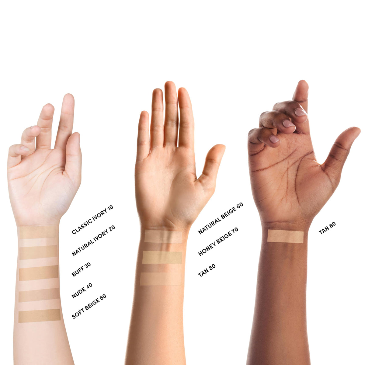 Neutrogena foundation application with brush demonstrating smooth coverage