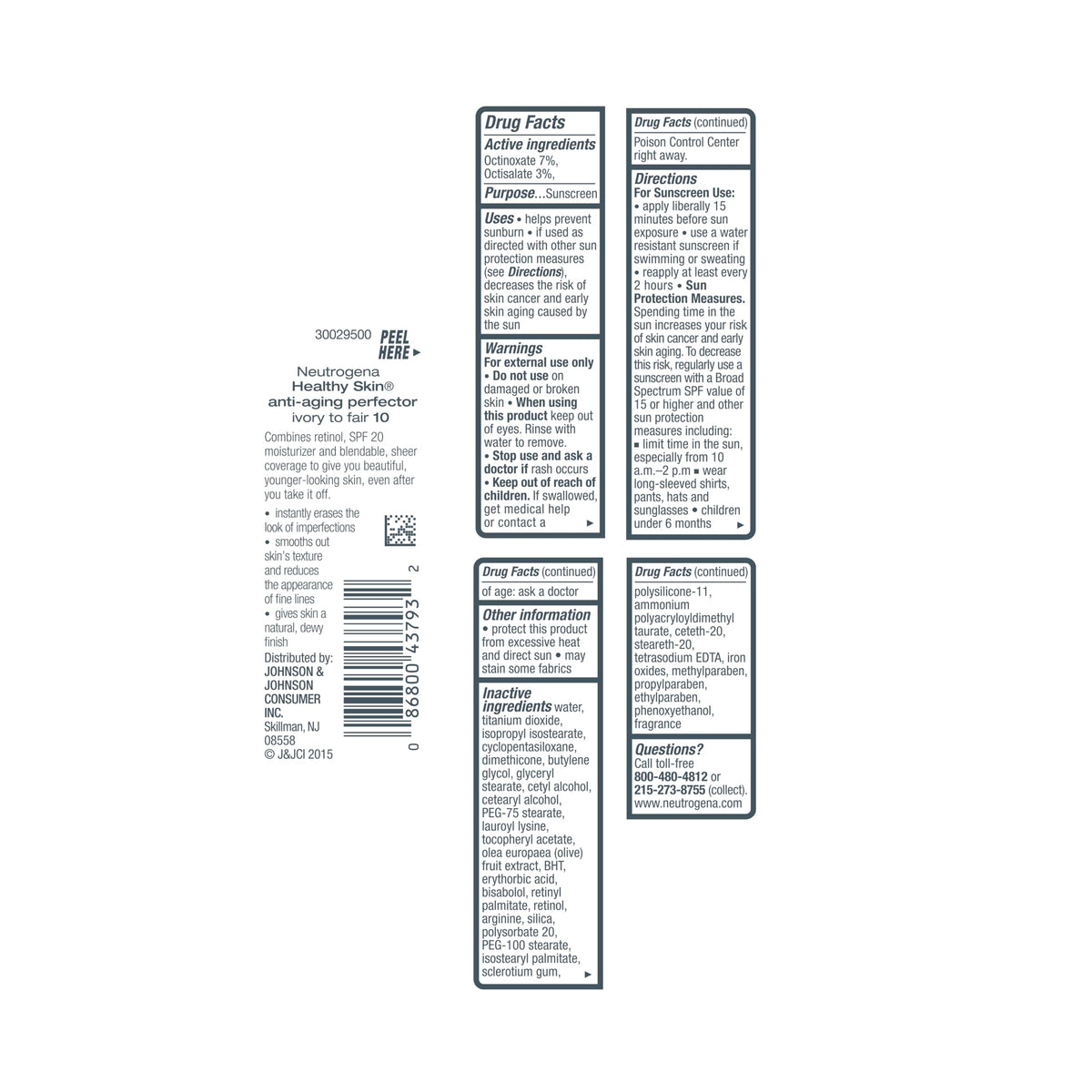 Neutrogena application with fingers demonstrating easy blendability and finish