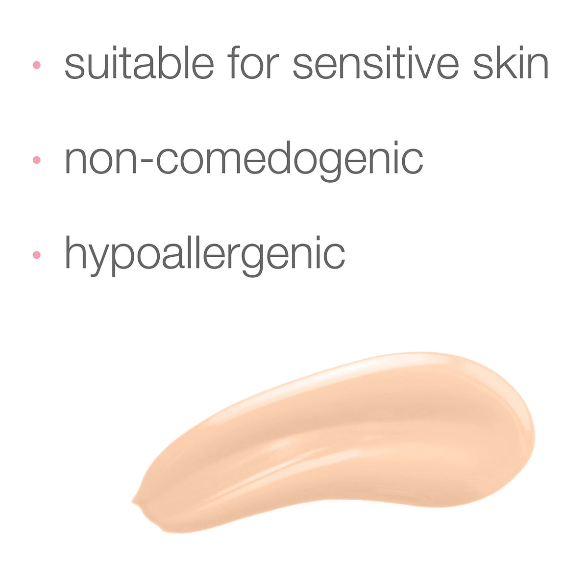 Neutrogena application demo with fingers for a natural blend