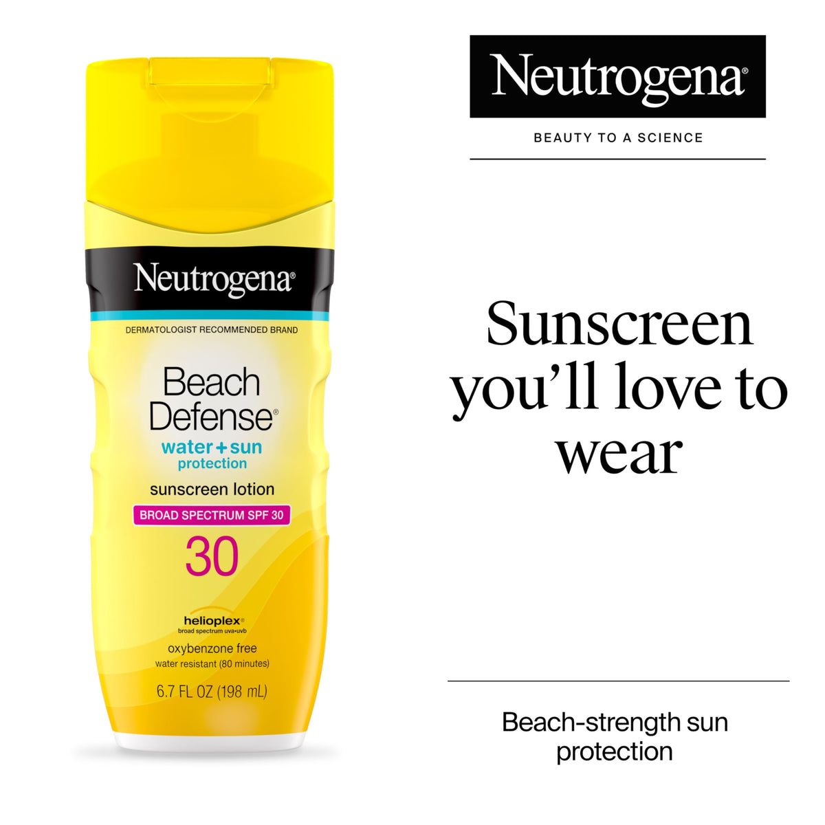 Neutrogena back label close-up with ingredients and usage directions