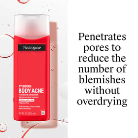 Neutrogena back-of-bottle with directions for effective, safe use