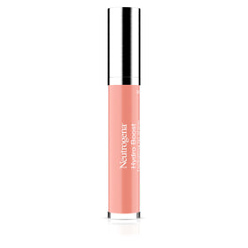 Neutrogena gloss beside coin for scale illustrating compact, travel-friendly size benefit